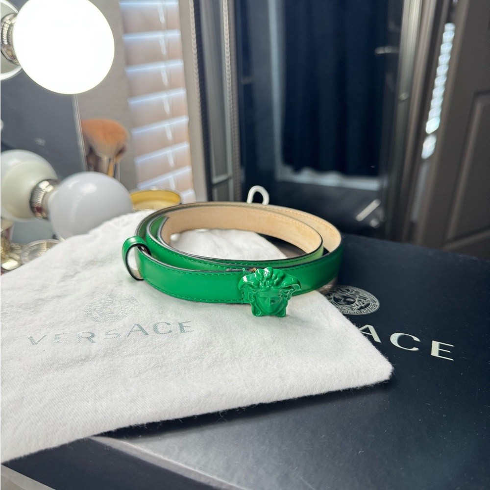 Versace Emerald Green Belt